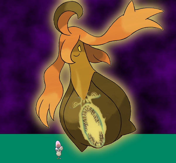 Gourgeist used Scary Face!